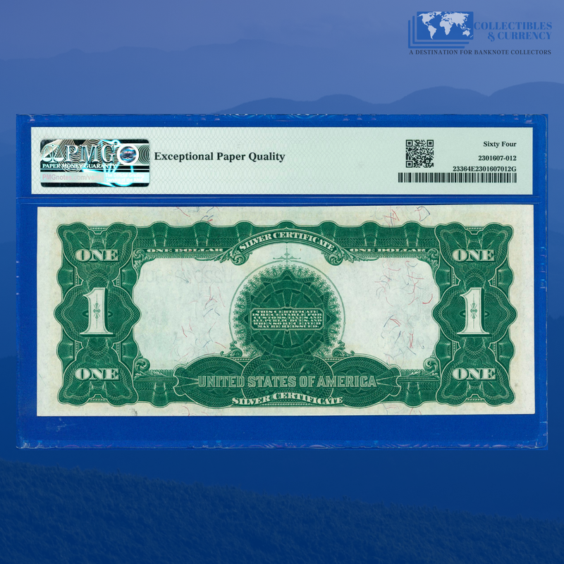 Fr.233 1899 $1 One Dollar Silver Certificate "BLACK EAGLE", PMG 64 EPQ