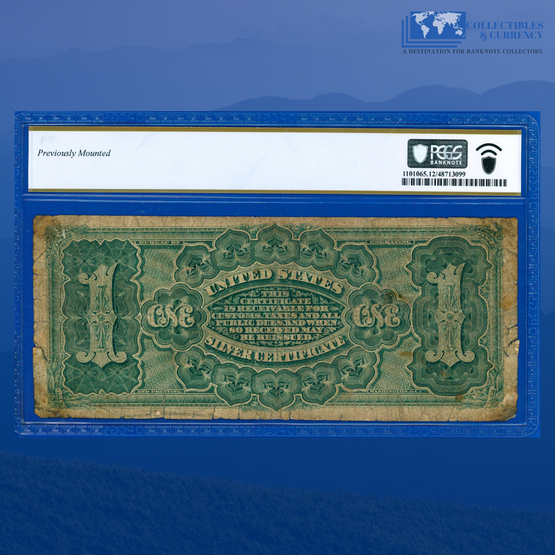 Fr.217 1886 $1 One Dollar Silver Certificate "MARTHA", PCGS 12 Comment
