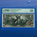 Fr.268 1896 $5 Five Dollars Silver Certificate "EDUCATIONAL NOTE", PMG 35