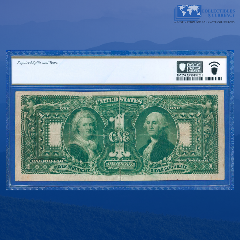 Fr.224 1896 $1 One Dollar Silver Certificate "EDUCATIONAL NOTE", PCGS 25 Comment