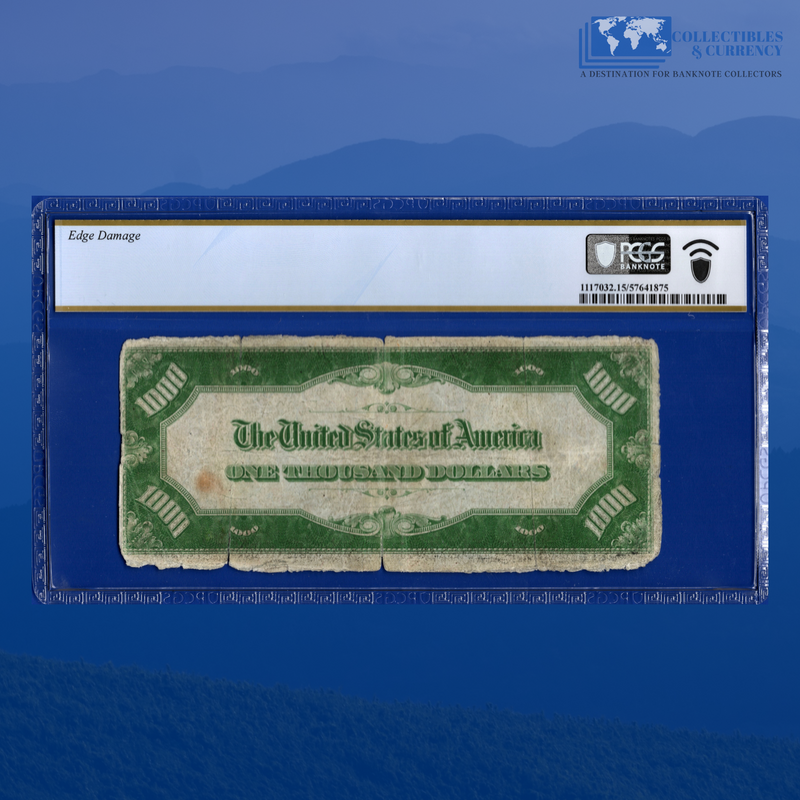 Fr.2210-H 1928 $1000 One Thousand Dollars FRN St.Louis, PCGS 15 Comment
