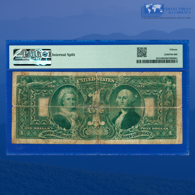 Fr.224 1896 $1 One Dollar Silver Certificate "EDUCATIONAL NOTE", PMG 15 Comment