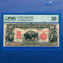 Fr.121m 1901 $10 Ten Dollars "BISON" Legal Tender Note, PMG 20 Comment