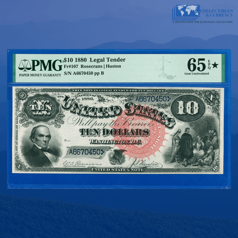 Copy of Fr.147 1880 $20 Twenty Dollars "Hamilton" Legal Tender Note, PMG 15
