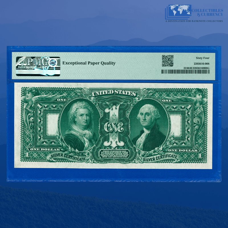 Copy of Fr.224 1896 $1 One Dollar Silver Certificate "EDUCATIONAL NOTE", PMG 65 EPQ