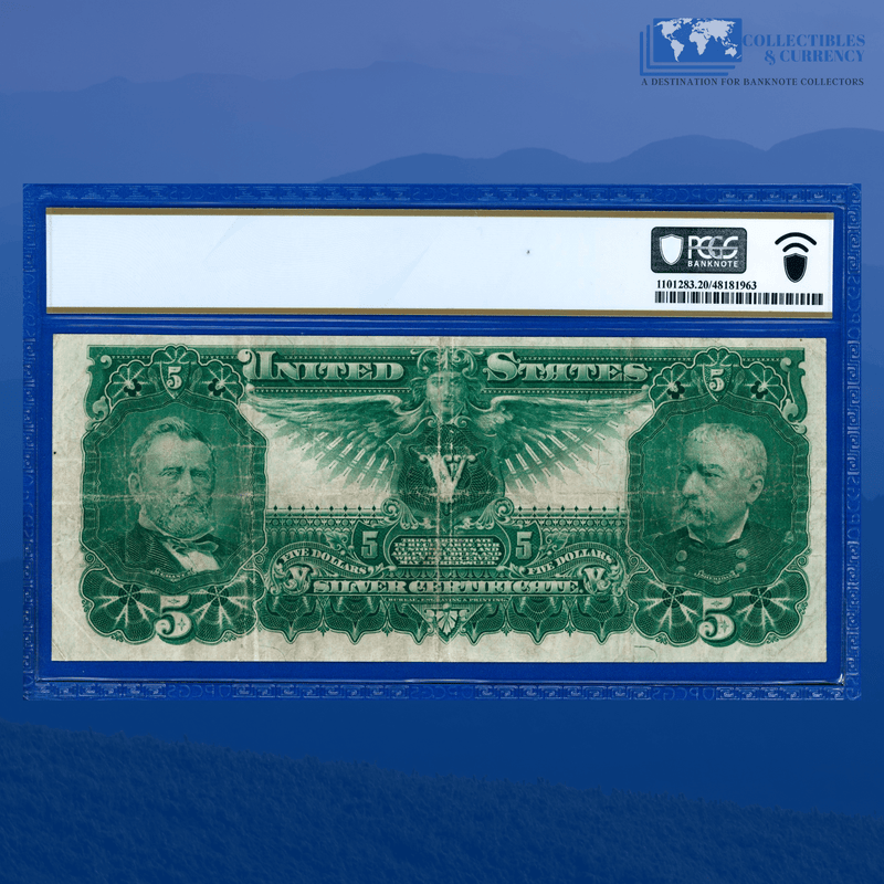 Copy of Fr.268 1896 $5 Five Dollars Silver Certificate "EDUCATIONAL NOTE", PMG 20