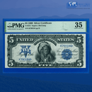 Copy of Fr.272 1899 $5 Five Dollars Silver Certificate "CHIEF NOTE", PMG 55