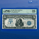 Copy of Fr.272 1899 $5 Five Dollars Silver Certificate "CHIEF NOTE", PMG 55