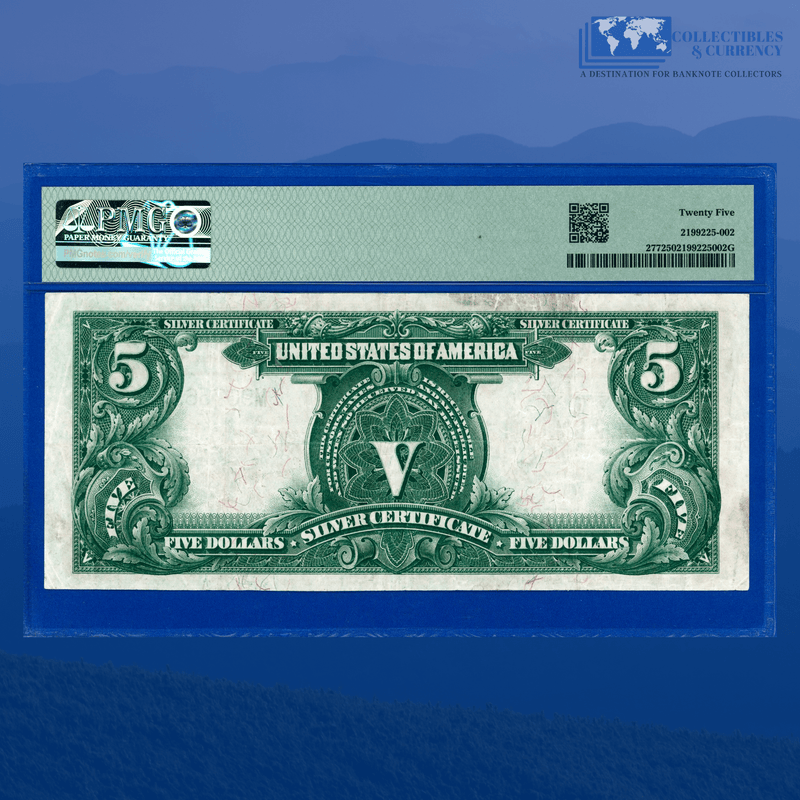 Copy of Fr.281 1899 $5 Five Dollars Silver Certificate "CHIEF NOTE", PMG 15