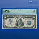 Copy of Fr.281 1899 $5 Five Dollars Silver Certificate "CHIEF NOTE", PMG 25