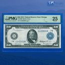 Fr.1049 1914 $50 Fifty Dollars FRN Chicago, PMG 25