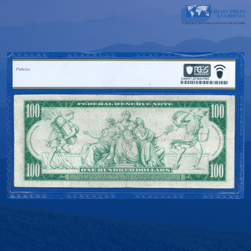 Fr.1108 1914 $100 One Hundred Dollars FRN Chicago, PCGS 25 Comment