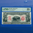 Fr.114 1901 $10 Ten Dollars "BISON" Legal Tender Note, PMG 35 Comment