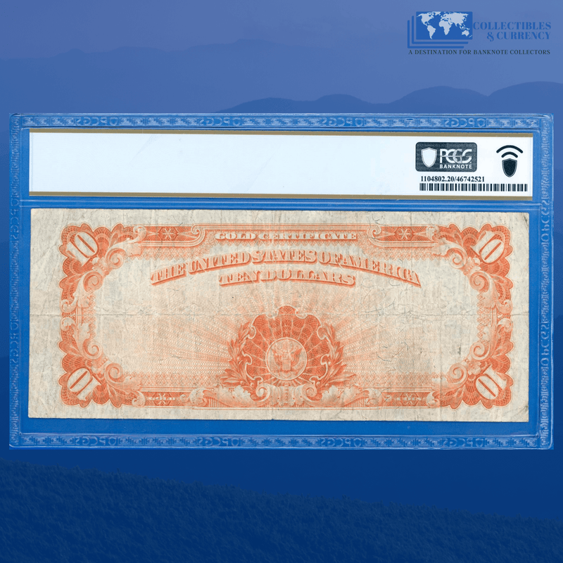Fr.1173 1922 $10 Ten Dollars Gold Certificate "HILLEGAS NOTE", PCGS 20