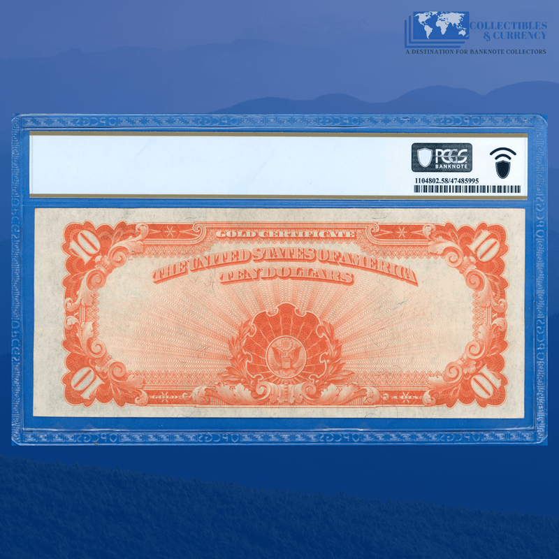 Fr.1173 1922 $10 Ten Dollars Gold Certificate "HILLEGAS NOTE", PCGS 58