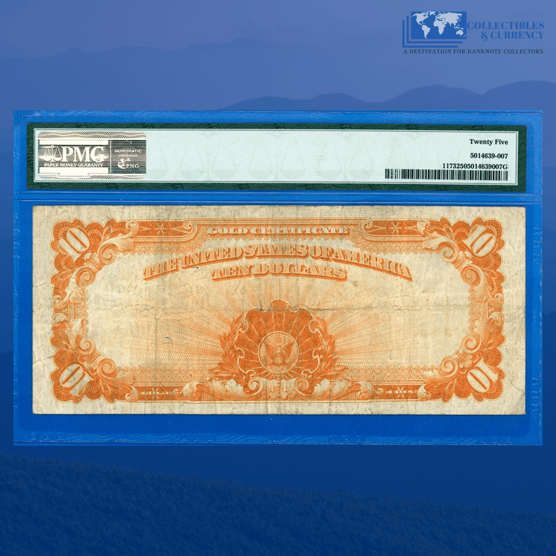 Fr.1173 1922 $10 Ten Dollars Gold Certificate "HILLEGAS NOTE", PMG 25