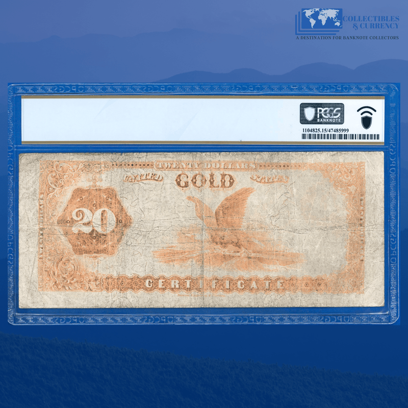 Fr.1178 1882 $20 Twenty Dollars Gold Certificate, PCGS 15