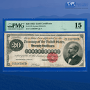 Fr.1178 1882 $20 Twenty Dollars Gold Certificate, PMG 15 Comment