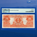 Fr.1187 1922 $20 Twenty Dollars Mule Gold Certificate, PMG 53 EPQ