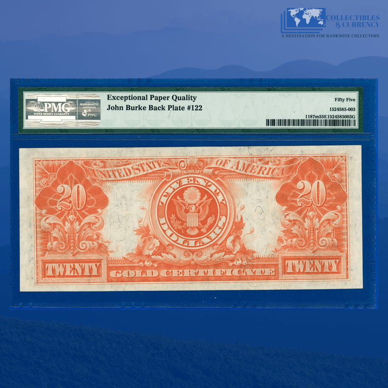 Fr.1187m 1922 $20 Twenty Dollars Mule Gold Certificate, PMG 55 EPQ