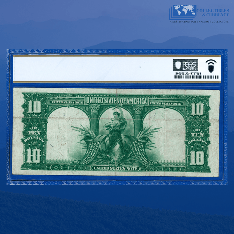 Fr.119 1901 $10 Ten Dollars "BISON" Legal Tender Note, PCGS 30