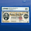 Fr.1215 1922 $100 One Hundred Dollars Gold Certificate "BENTON", PMG 25 Comment