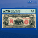 Fr.121m 1901 $10 Ten Dollars "BISON" Legal Tender Note, PMG 20 Comment