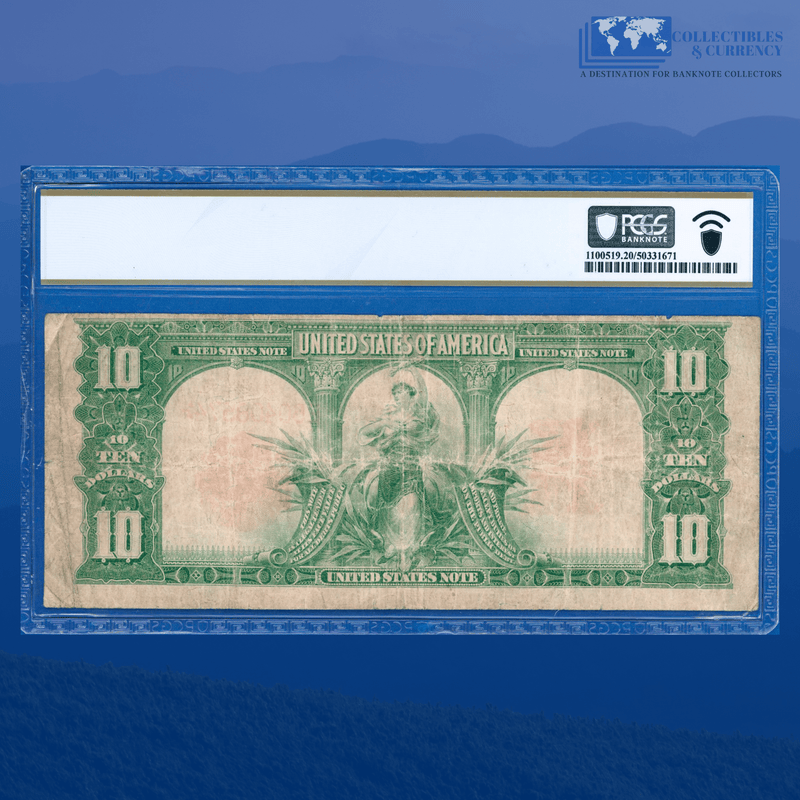 Fr.122 1901 $10 Ten Dollars "BISON" Legal Tender Note, PCGS 20