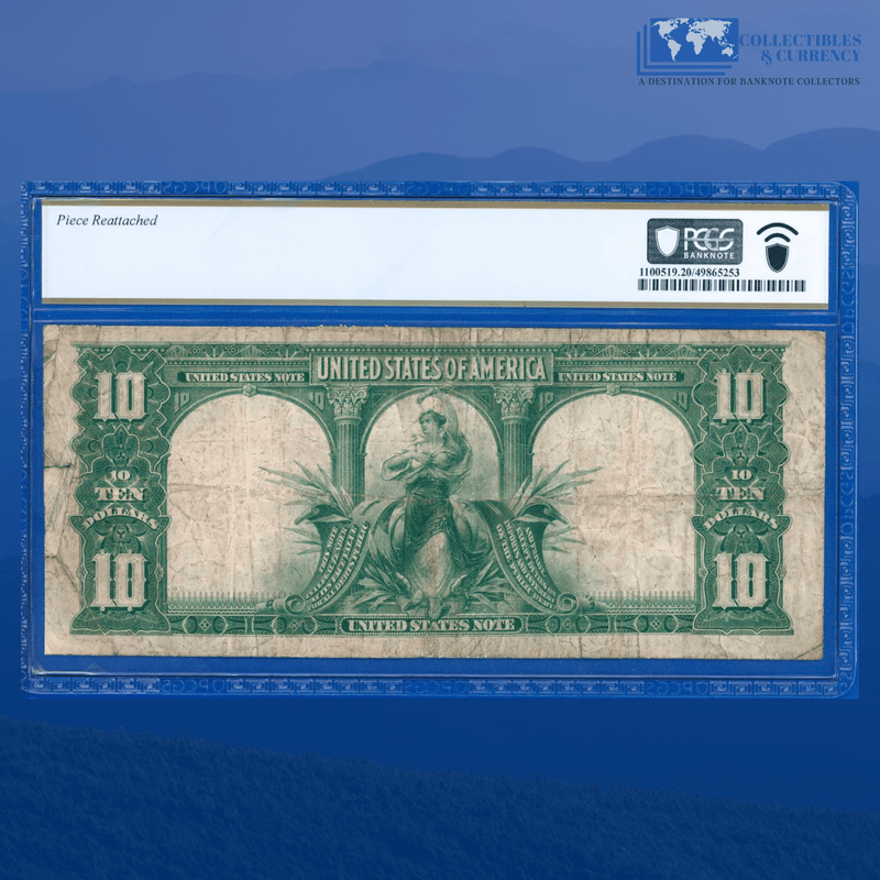 Fr.122 1901 $10 Ten Dollars "BISON" Legal Tender Note, PCGS 20 Comment