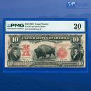 Fr.122 1901 $10 Ten Dollars "BISON" Legal Tender Note, PMG 20