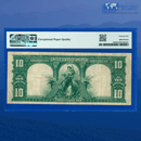 Fr.122 1901 $10 Ten Dollars "BISON" Legal Tender Note, PMG 25 EPQ