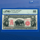 Fr.122 1901 $10 Ten Dollars "BISON" Legal Tender Note, PMG 40 Comment