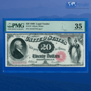 Fr.147 1880 $20 Twenty Dollars "Hamilton" Legal Tender Note, PMG 35