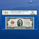 Fr.1505m* 1928D $2 Two Dollars Legal Tender Mule Star Note, PCGS 53