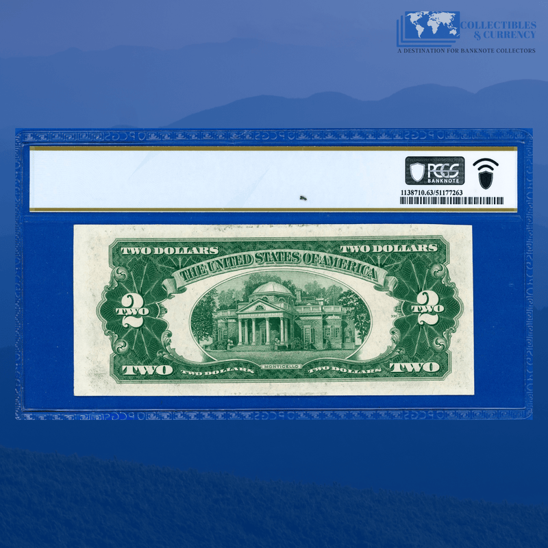 Fr.1508 1928G $2 Two Dollars Legal Tender Note, PCGS 63