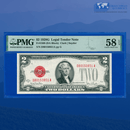 Fr.1508 1928G $2 Two Dollars Legal Tender Note, PMG 58 EPQ