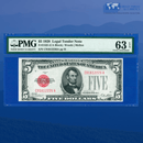 Fr.1525 1928 $5 Five Dollars Legal Tender Note, PMG 63 EPQ