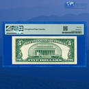 Fr.1534 1953B $5 Five Dollars Legal Tender Note, C/A Block, PMG 65 EPQ