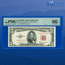 Fr.1534 1953B $5 Five Dollars Legal Tender Note, C/A Block, PMG 66 EPQ