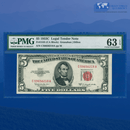 Fr.1535 1953C $5 Five Dollars Legal Tender Note, PMG 63 EPQ
