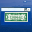 Fr.1606 1934 $1 One Dollar Silver Certificate "FUNNYBACK", D/A Block, PCGS 67 PPQ