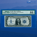 Fr.1606 1934 $1 One Dollar Silver Certificate, PMG 64 EPQ