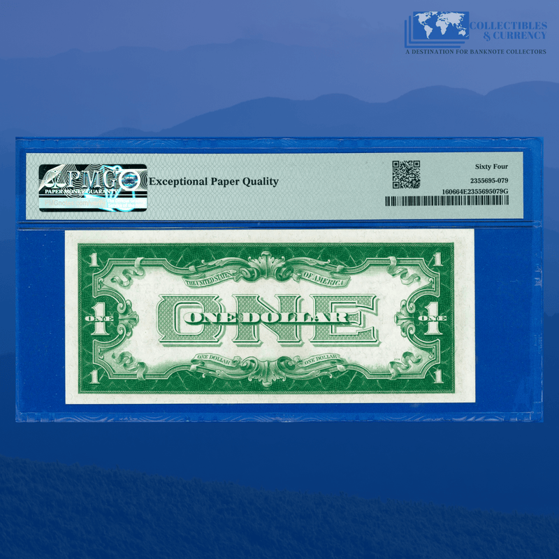 Fr.1606 1934 $1 Silver Certificate "FUNNYBACK", D/A Block, PMG 64 EPQ