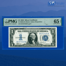 Fr.1606 1934 $1 Silver Certificate "FUNNYBACK", D/A Block, PMG 65 EPQ