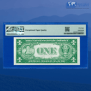 Fr.1607 1935 Plain Double Date $1 Silver Certificate, B/A Block, PMG 58 EPQ