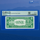 Fr.1607 1935 Plain Double Date $1 Silver Certificate, B/A Block, PMG 64 EPQ