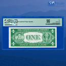 Fr.1607 1935 Plain Double Date $1 Silver Certificate, D/A Block, PMG 53 EPQ