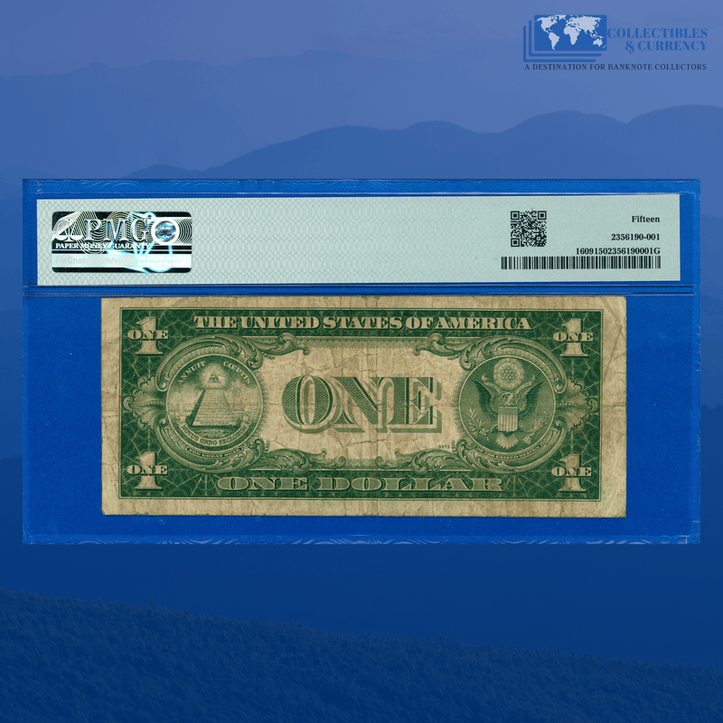 Fr.1609 1935A $1 One Dollar Silver Certificate "R" Experimental, PMG 15