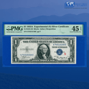 Fr.1610 1935A $1 One Dollar Silver Certificate Experimental "S", PMG 45 EPQ