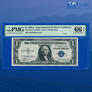 Fr.1610 1935A $1 One Dollar Silver Certificate Experimental "S", PMG GEM 66 EPQ